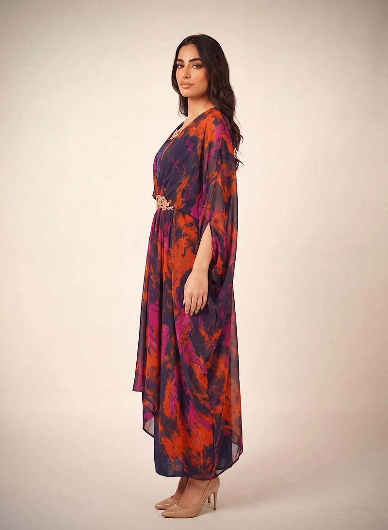 Ecstacy  Printed kaftan set for Women | Best Price UAE