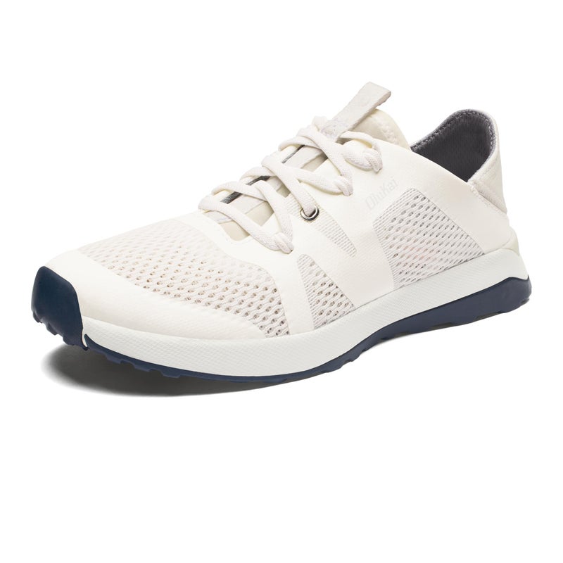 OLUKAI Huia Womens Athletic Sneakers Lightweight Breathable Mesh Comfort Fit Wet Grip Rubber Soles Durable Supportive WhiteWhite 5 - Image 2