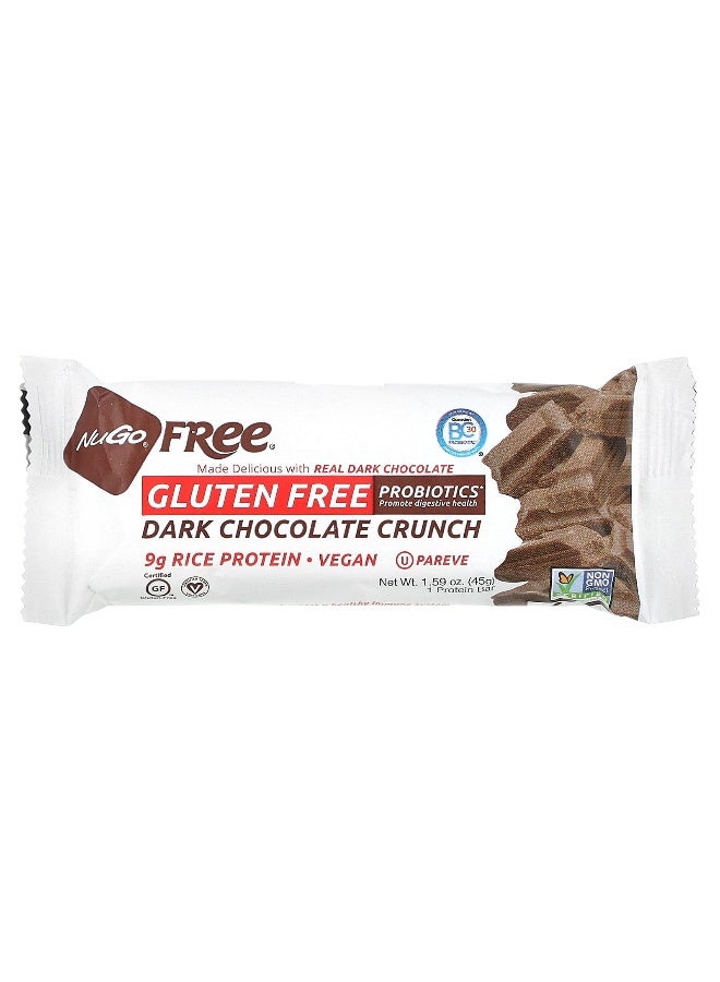 NuGo Nutrition NuGo Nutrition, Gluten Free Protein Bar, Dark Chocolate Crunch, 12 Bars, 1.59 oz (45 g) Each - Image 3