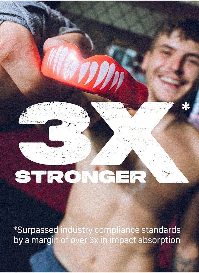 Polish'D 3 Pack EVA Mouthguards with Case Sports Mouthguard, Dual Layer Premium Mouth Guard with Case for Basketball, Lacrosse, Football, Martial Arts, Hockey, Wrestling, Ice Hockey and All Contact Sports  - Image 3