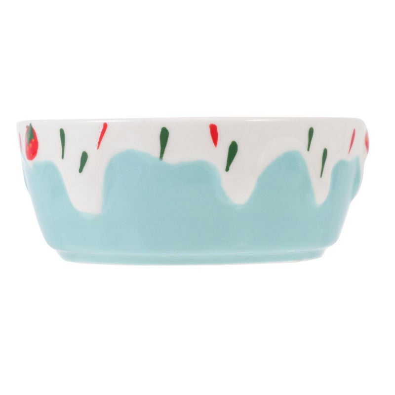 Heavy Duty Ceramic Hamster Food Bowl Anti Tip Small Pet Water Dish For Hamsters Bathroom Toilet Use Blue - Image 2