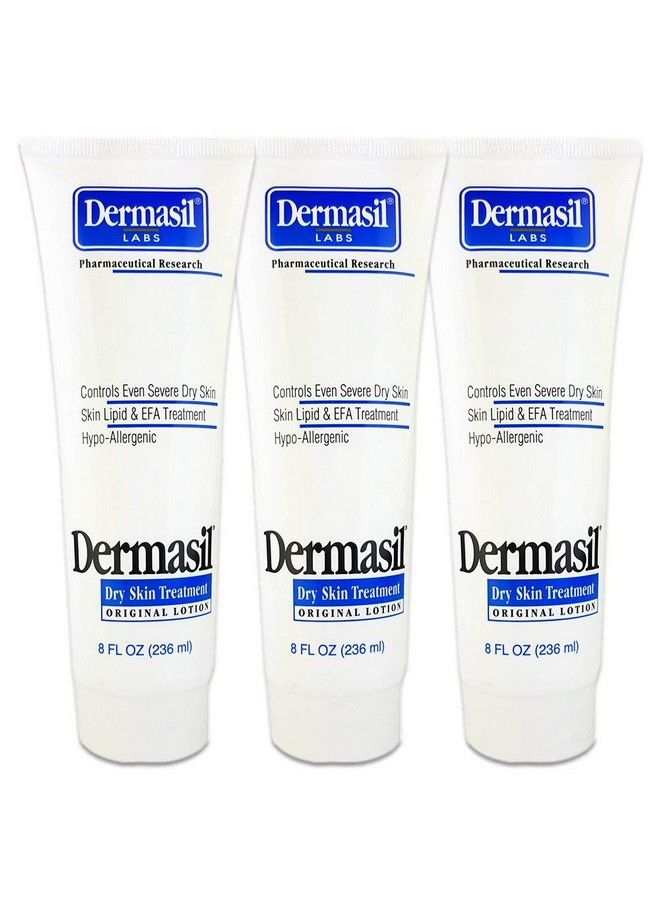Dermasil Labs علاج بشرة جافة ديرماسيل الصيغة الأصلية 8 أونصة أنبوب (3 عبوات) - Image 2