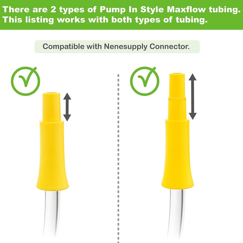 Nenesupply Connectors Compatible with Medela Personal Fit Flex Connector. Work with Pump in Style Maxflow Freestyle Flex Swing Maxi Breastpumps Not Original Medela Pump Parts. Incl. Membrane and Valve - Image 4