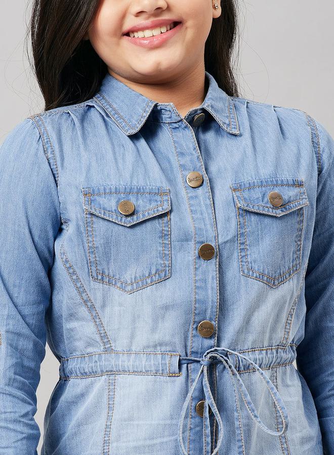 Stylo Bug Denim Shirt Dress - Image 4
