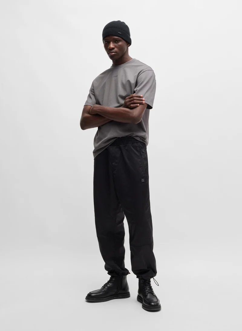 HUGO Relaxed-fit T-shirt in cotton with logo print