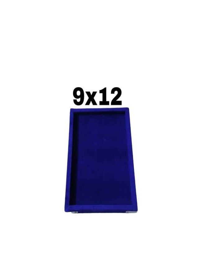 LUCKY STORE Combo Pack Of 2 (9x12 Inch & 10 x 14 Inch) Velvet Tray For Jewellery Display/Jewellery Display Organizer Tray - Image 3