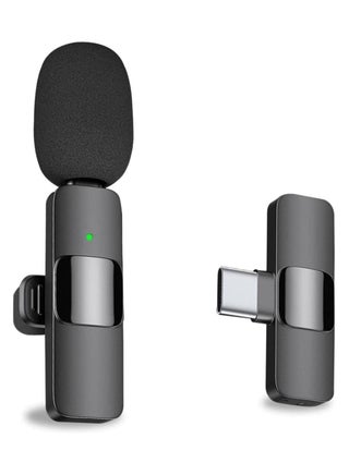 Professional Wireless Lavalier Lapel Microphone for Android Computer - Cordless Omnidirectional Condenser Recording Mic with USB C Interface for Interview Video Podcast Vlog YouTube - pzsku/ZC41447CEC91C05B70CCFZ/45/1745851320/fa6f31f8-db96-4ae8-a5d8-1befdfa5238f