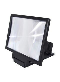 Generic 3D Screen Magnifier HD Video Foldable Stand Black 