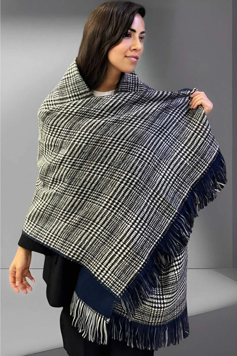 Tezzgelsin Women's Double-Sided Solid Color Soft Textured Shoulder Shawl Scarf (70CM x 180CM)