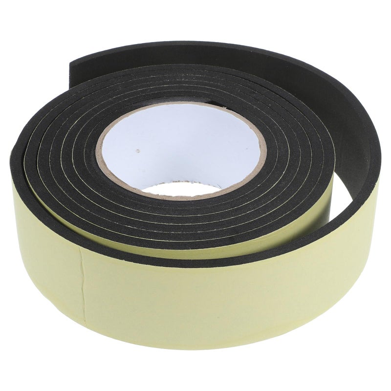 Black Foam Tape Self Adhesive Weather Stripping For Door Insulation And Soundproofing - Image 2