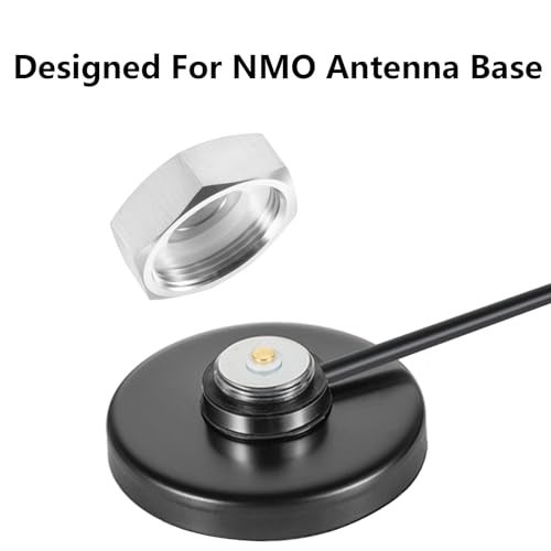 eifagur 304 Stainless Steel Heavy Duty NMO Antenna Mount Cap with O Ring Seal Dust Weather Rain Protective Cover （Pack of 2）, Eifagur - Image 2