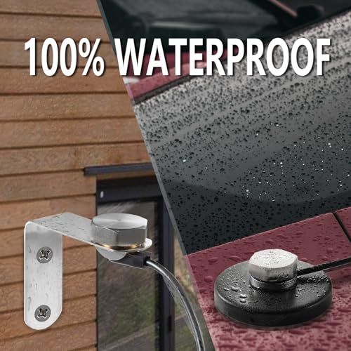 eifagur 304 Stainless Steel Heavy Duty NMO Antenna Mount Cap with O Ring Seal Dust Weather Rain Protective Cover （Pack of 2）, Eifagur - Image 4