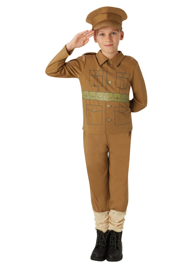 Rubies زي جندي الحرب العالمية الأولى للأولاد - مقاس طفل متوسط (5-6 سنوات) - Image 1