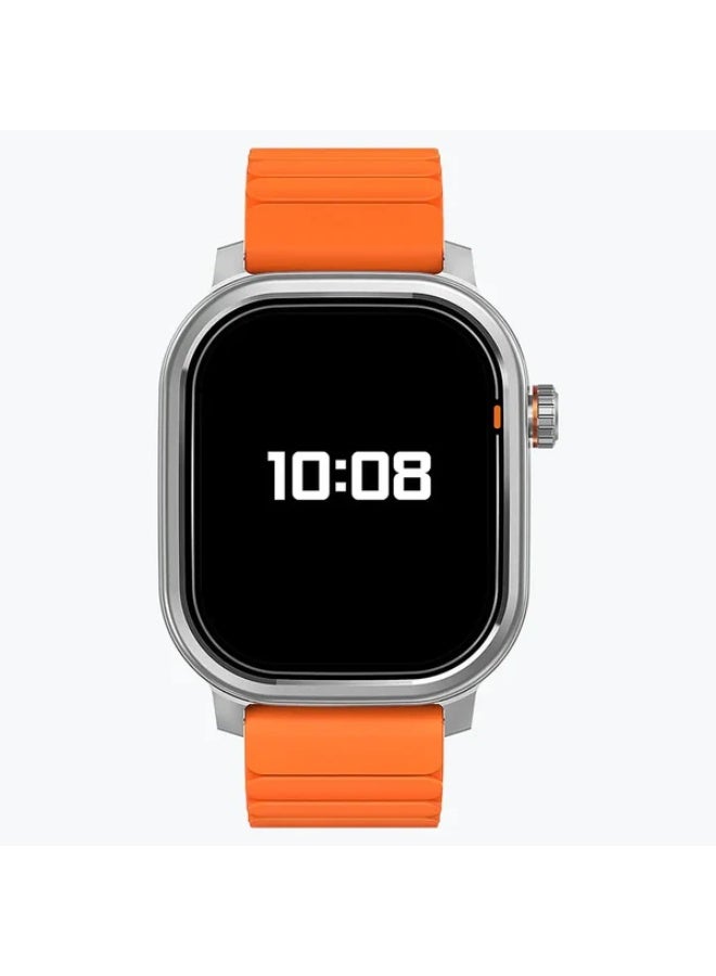 KOSPET 350 mAh Pulse Everyday Smartwatch with Large 1.96″ AMOLED Display, 24/7 Health & Mood Monitoring, 9 ApexMotion Sports Modes + 170+ Workout Modes, Bluetooth 5.3, IP68 Water Resistance, Long Battery Life - Icy Silver - Image 2