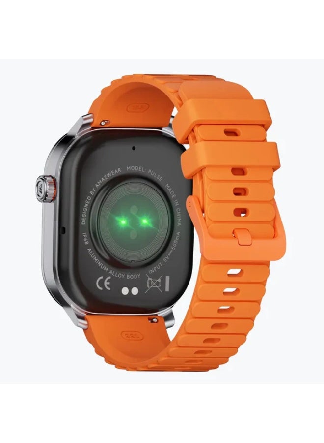 KOSPET 350 mAh Pulse Everyday Smartwatch with Large 1.96″ AMOLED Display, 24/7 Health & Mood Monitoring, 9 ApexMotion Sports Modes + 170+ Workout Modes, Bluetooth 5.3, IP68 Water Resistance, Long Battery Life - Icy Silver - Image 4
