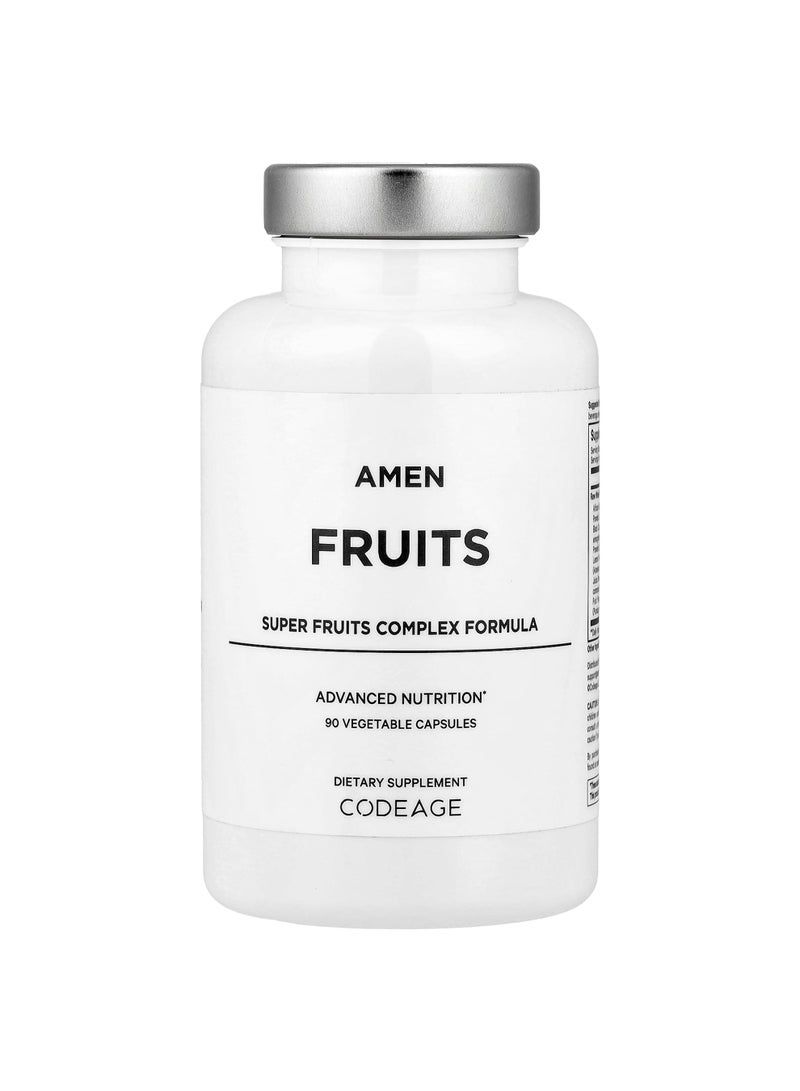 Codeage Amen, Fruits, Super Fruits Complex Formula, 90 Vegetable Capsules