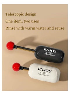 ENJOY Sticky Lint Roller，Reusable 2-in-1 Lint Roller & Fabric Shaver，for Clothes,Carpet, Car Seats, Dust,Dogs, Cats .Beige  - Image 2