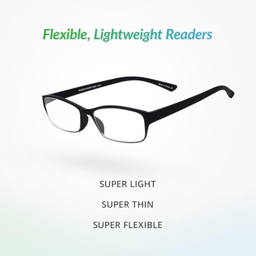 SAV Men’s Flex 2 5028 Reading Glasses - Flexible, Durable, Lightweight, Contemporary Readers For Men - Image 2