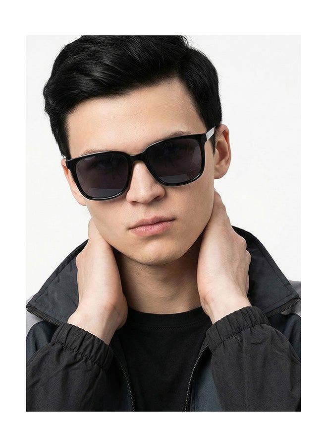 VINCENT CHASE Unisex Mirage Full Rim Wayfarer Frame Polarized & UV Protected Sunglasses VC S11740 - 53mm - Black - Image 3
