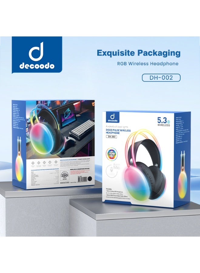 Decoodo RGB Wireless Headphone - Image 2