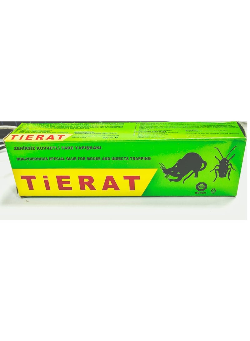 "TIERAT Non-Poisonous Strong Glue Trap for Mice, Rats & Insects – Powerful Pest Control Solution"