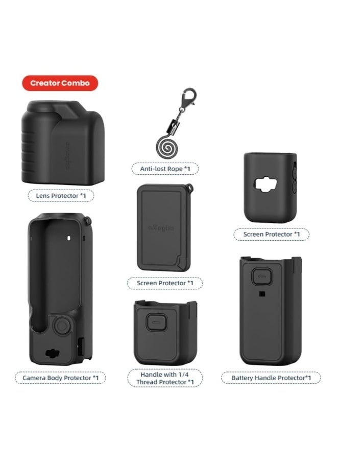 Generic DJI Osmo Pocket 3 Silicone Case Silicone Case Protective Cover Handheld Gimbal Sports Camera Accessories  - Image 5