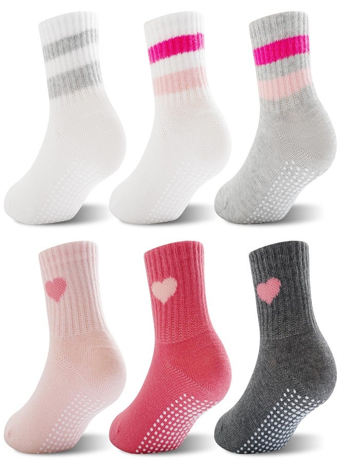 BISOUSOX Baby Grip Socks for Toddler Girls Boys 0-5T, Grippy Socks for Baby 6-12-18M, Non-Slip Walking Sock with Grips - Image 1