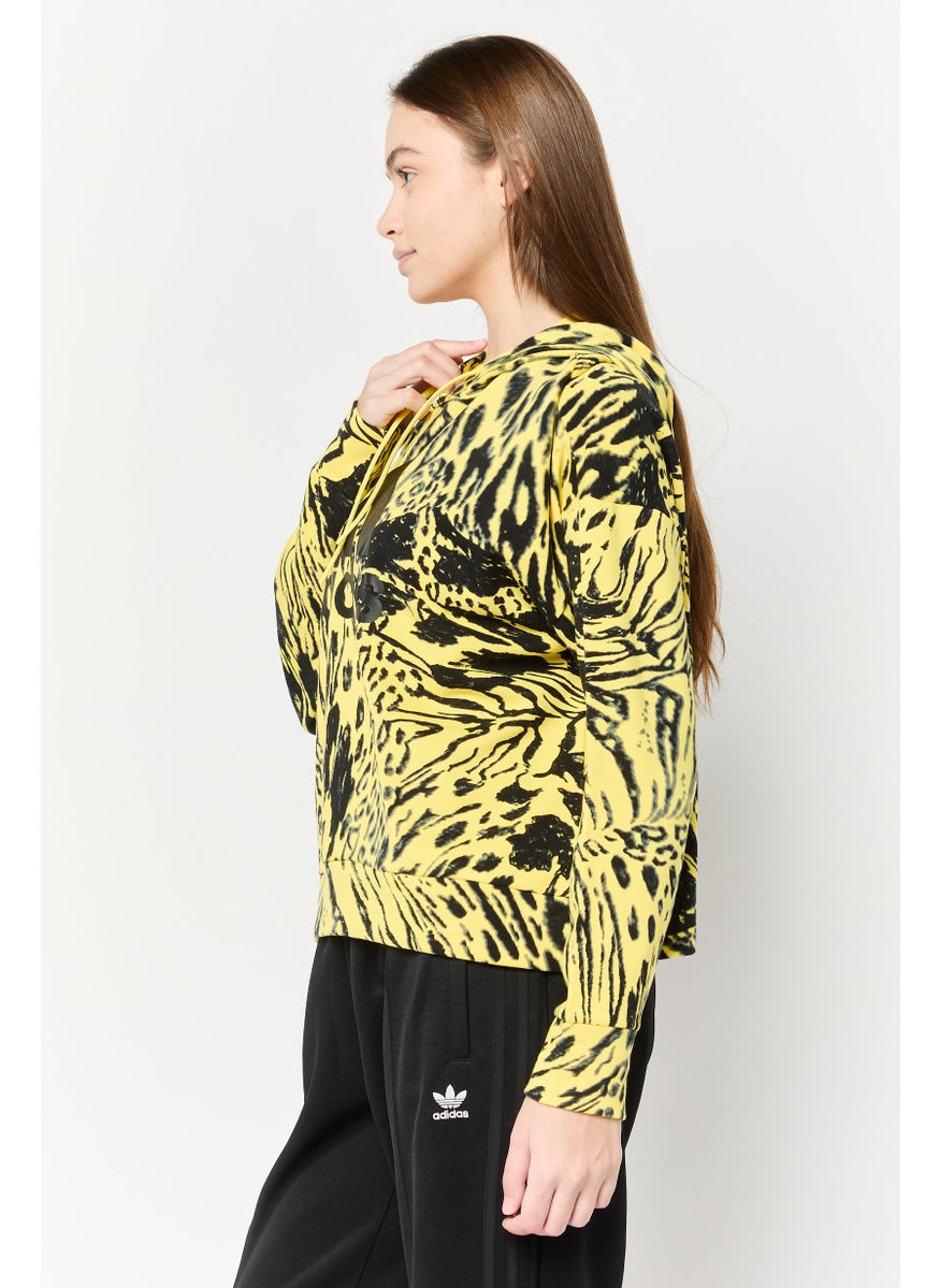 Adidas Women Sportswear Fit Long Sleeve Outdoor Sweatshirt, Multicolor  - Image 3