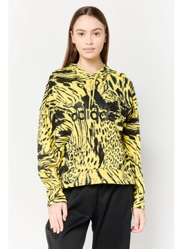 Adidas Women Sportswear Fit Long Sleeve Outdoor Sweatshirt, Multicolor  - Image 1