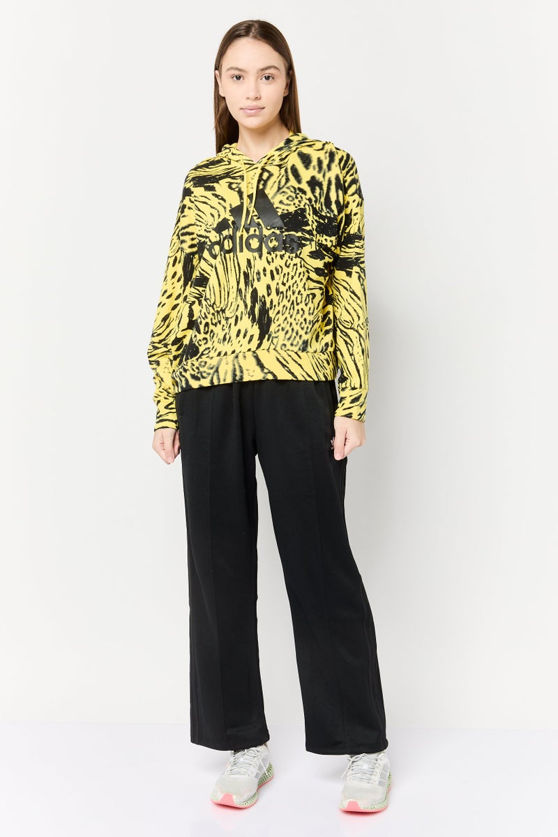 Adidas Women Sportswear Fit Long Sleeve Outdoor Sweatshirt, Multicolor - Image 4