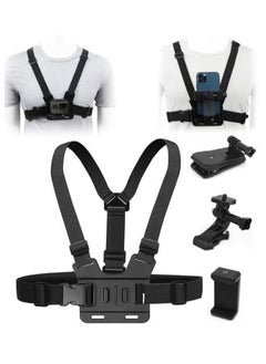 In Air Camera Chest Mount With Bracket For Akaso Dji Osmo Adjustable And Mobile Phone  - Image 1