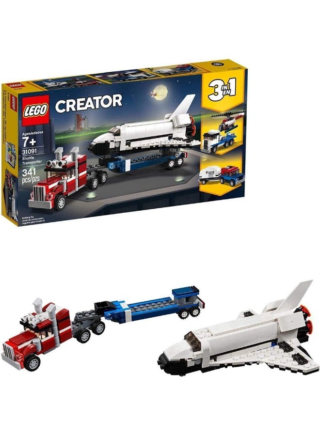 LEGO مجموعة بناء 3 في 1 من ليجو كريتور 31091 لنقل المكوك (341 قطعة) - Image 5