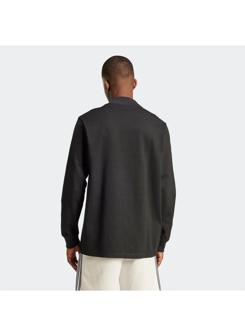 Adidas LS MOCK NECK Q1 Black Originals Men T-SHIRTS