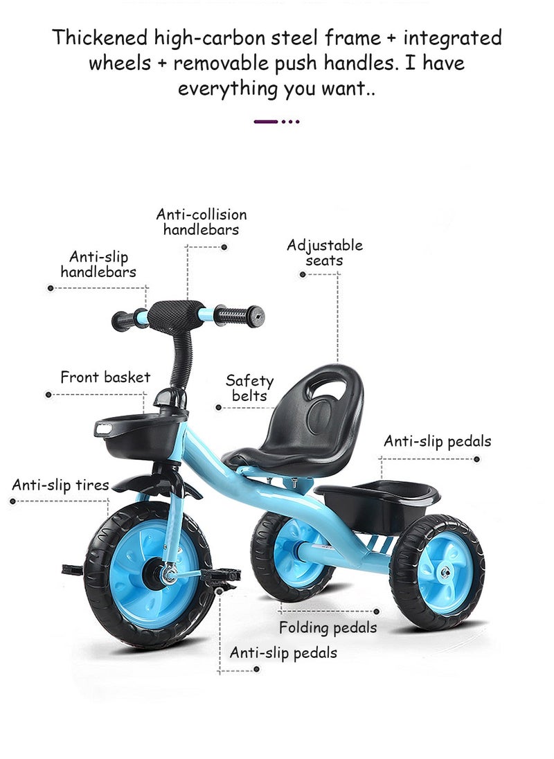 Tricycles for Kids, with Storage Basket, Adjustable Seat and Pedal, Children Trike for 1-6 Years Boys and Girls, Balance Bike for Indoor Outdoor Fun - pzsku/ZC415A08FCC7EB94E14DEZ/45/_/1737447114/d2bad062-8502-4576-bdbe-9d2d6610098f