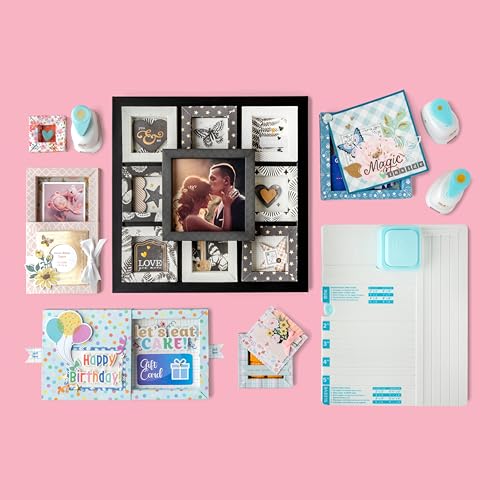 We R Memory Keepers We R Makers Shadow Box Paper Punch Board - Paper Cutter Creates 2"-5" Shadow Boxes, Includes Scoring Tool - Great for Crafts, Card Making, Advent Calendars, Layered Scenes, and DIY Gifts - Image 3