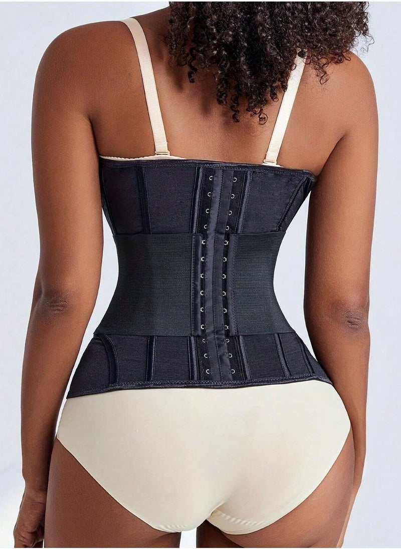 Pretocter Waist Slimming Belt for Women, Waist Shaper Belt, Double-layer 3-breasted  Shapewear Waist Trainer Corset, 3D Pressure For Tummy, Breathable and Cozy（Black）  - Image 5