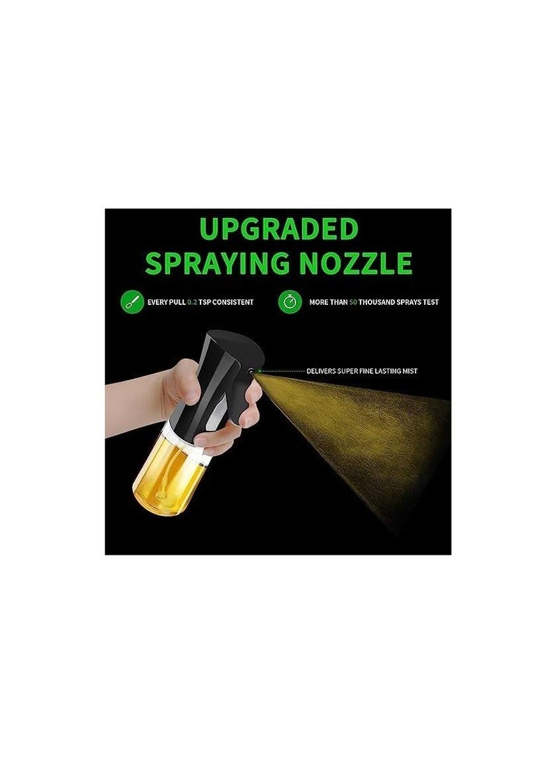 Spaceshoop - Olive Oil Sprayer for Cooking 210ml Glass Oil Spray Mister Dispenser Bottles kitchen Gadgets Accessories for Air Fryer - Image 1