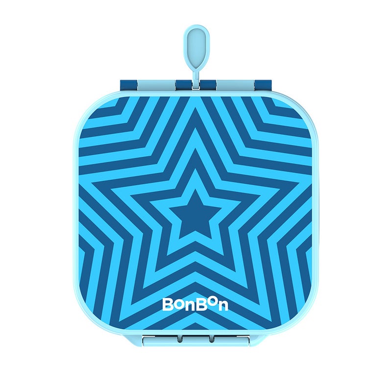 BonBon - 3-4 Compartments Lunchbox - Star Blue - Image 1