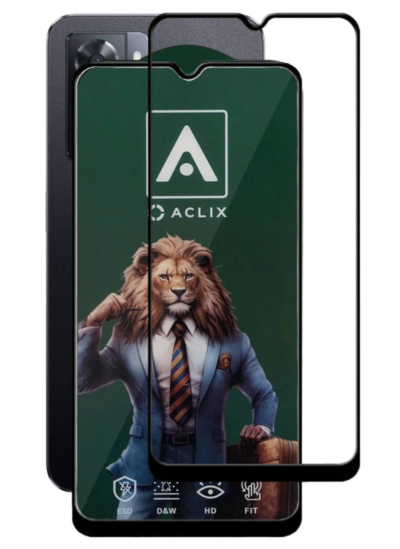 ACLIX Antistatic ESD Dustproof Premium Quality High Definition Tempered Glass Screen Protector Designed For Oppo A57 - Image 1