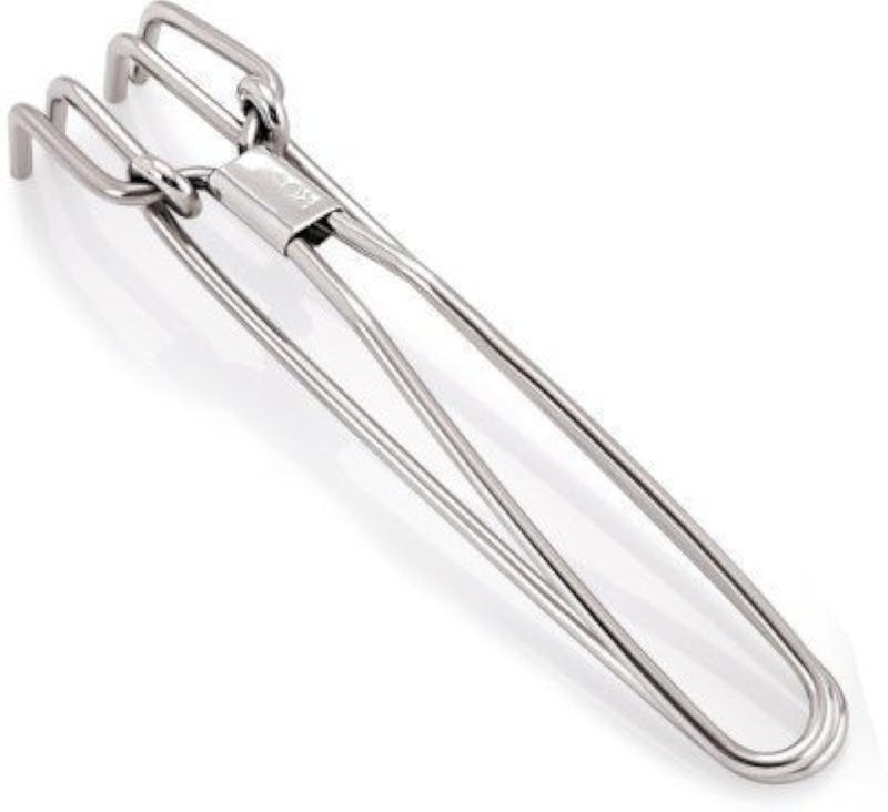 IKARUS Stainless Steel Pakkad Wire Tong , 20 cm (Silver) - Image 2