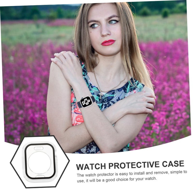Transparent Watch Case Protector with Accurate Cutouts for Full Edge Scratch Resistant Protection - Image 5