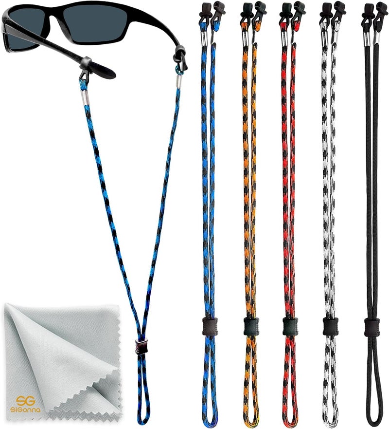 SIGONNA Eyeglasses String Holder Strap Cord - Eyeglass Chain for Men Women - Glasses Lanyard Holders Around Neck Sports - Image 1