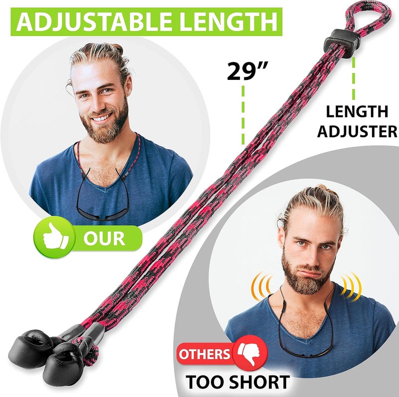 SIGONNA Eyeglasses String Holder Strap Cord - Eyeglass Chain for Men Women - Glasses Lanyard Holders Around Neck Sports - Image 5