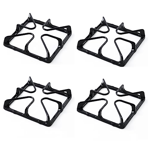 atgestore Upgraded WB31K10034 Stove Grate Replacement Parts for GE Stove Parts XL44 Range Burner Grates GE Cooktop Parts Cast Iron Grate JGBP29MEM1BS General Electric Gas Range Parts Stove Top Grate Rack 4 Pcs - Image 1
