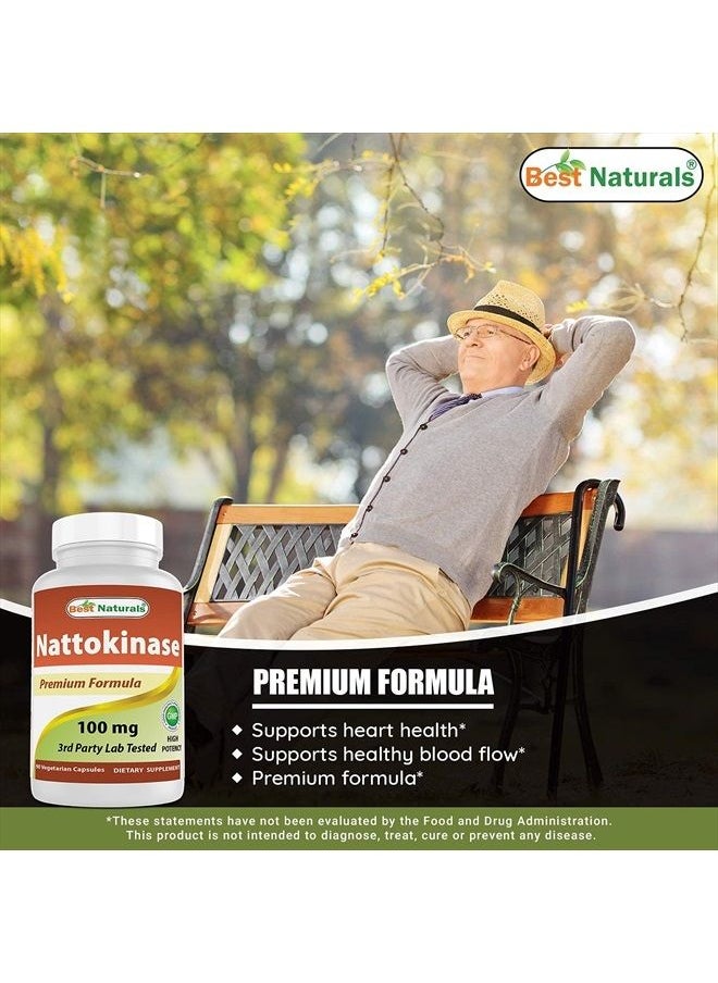 Best Naturals - Nattokinase, 2000 FU, 100 Mg, 90 Vegetarian Capsules - Image 1