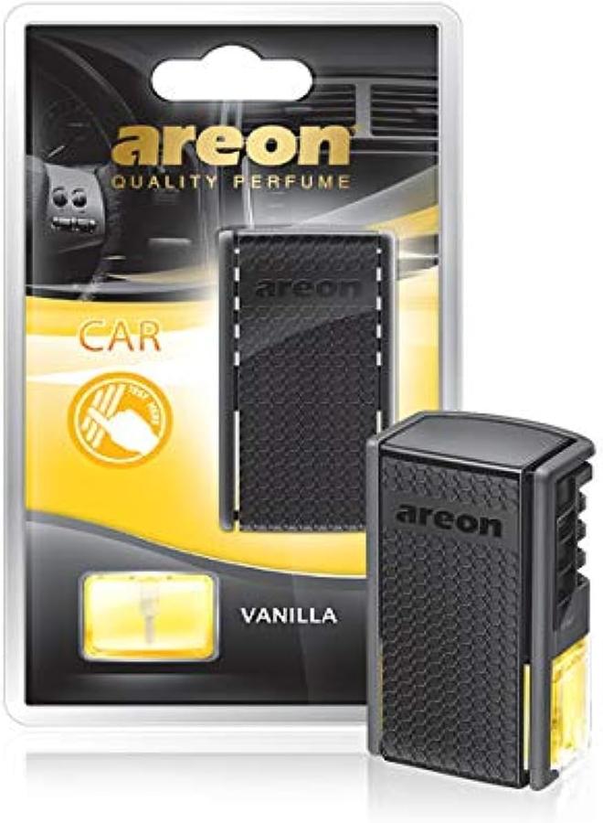 AREON ACB06 Car Perfume Luxury and Elegant 0.27 oz Car Freshener Vent Clip, Vanilla Scent