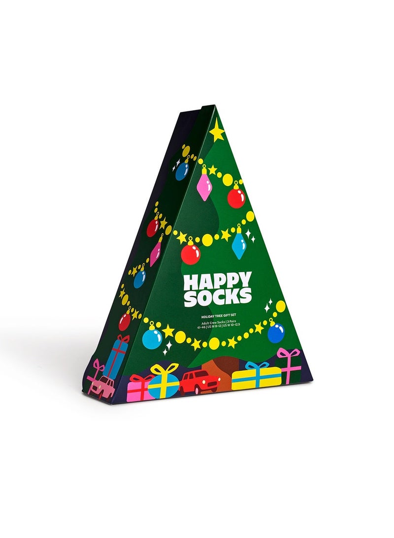 Happy Socks 3-Pack Holiday Tree Socks Gift Set - Image 5