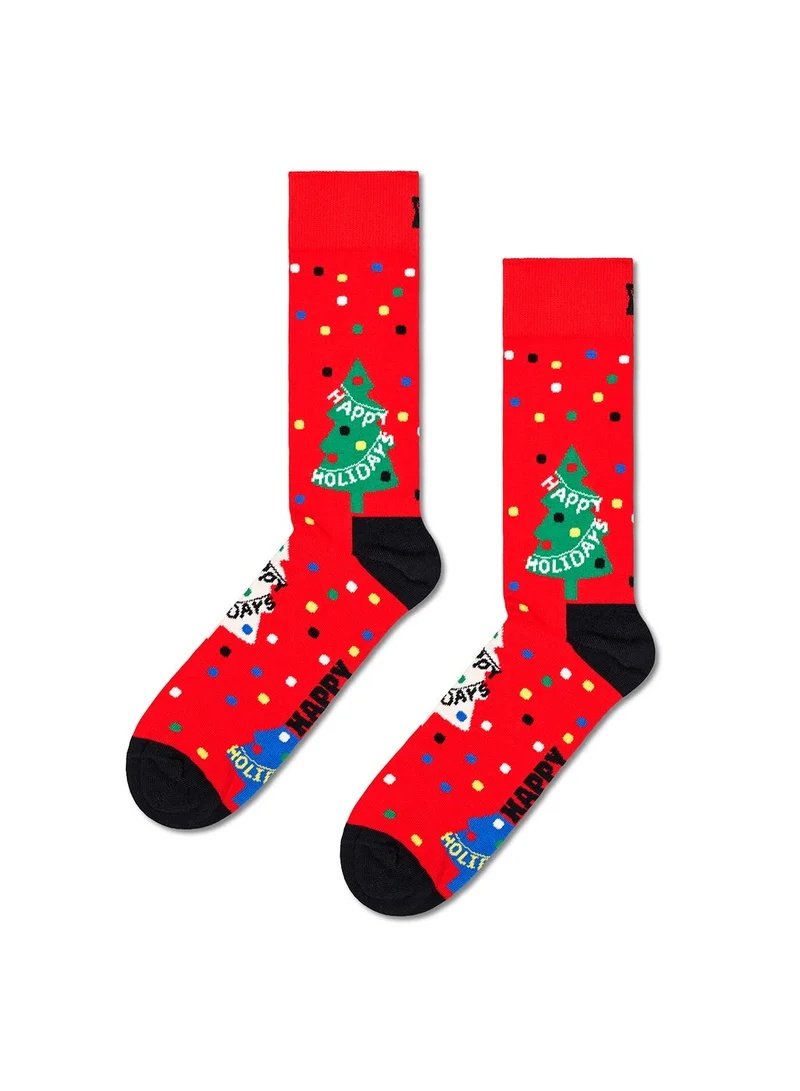 Happy Socks  3-Pack Holiday Tree Socks Gift Set  | Best Price UAE