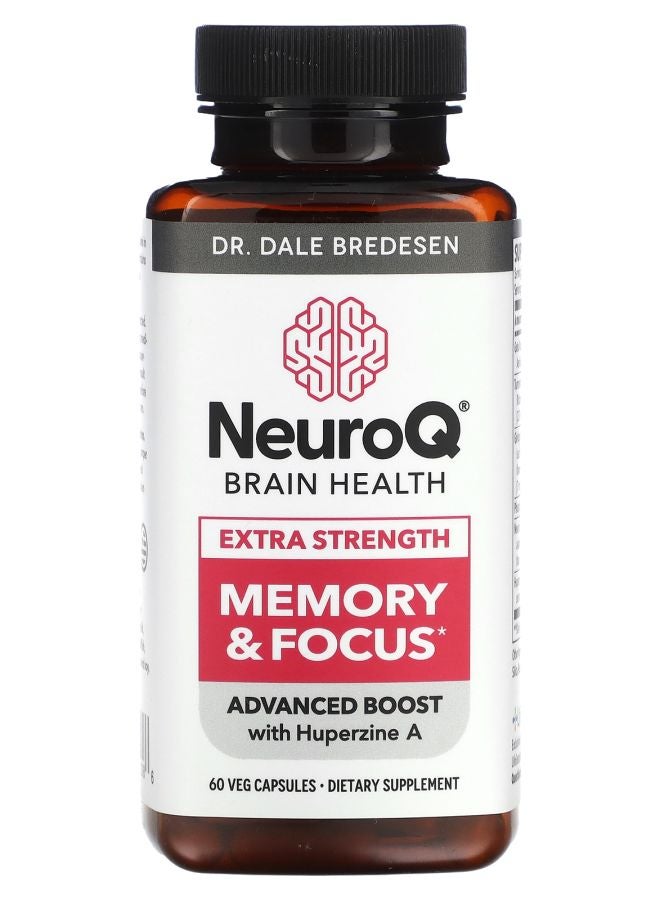 LifeSeasons NeuroQ Brain Health Memory & Focus Extra Strength 60 Veg Capsules - Image 1
