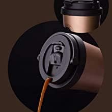 VAKTAVYA Coffee Mug 500ML Insulated Coffee Cups Double Walled Travel Mug Vacuum Insulation Stainless Steel Car Coffee Mug with Leakproof Lid Reusable Thermal Cup for Hot Cold Drinks Coffee Tea Beer - Image 3